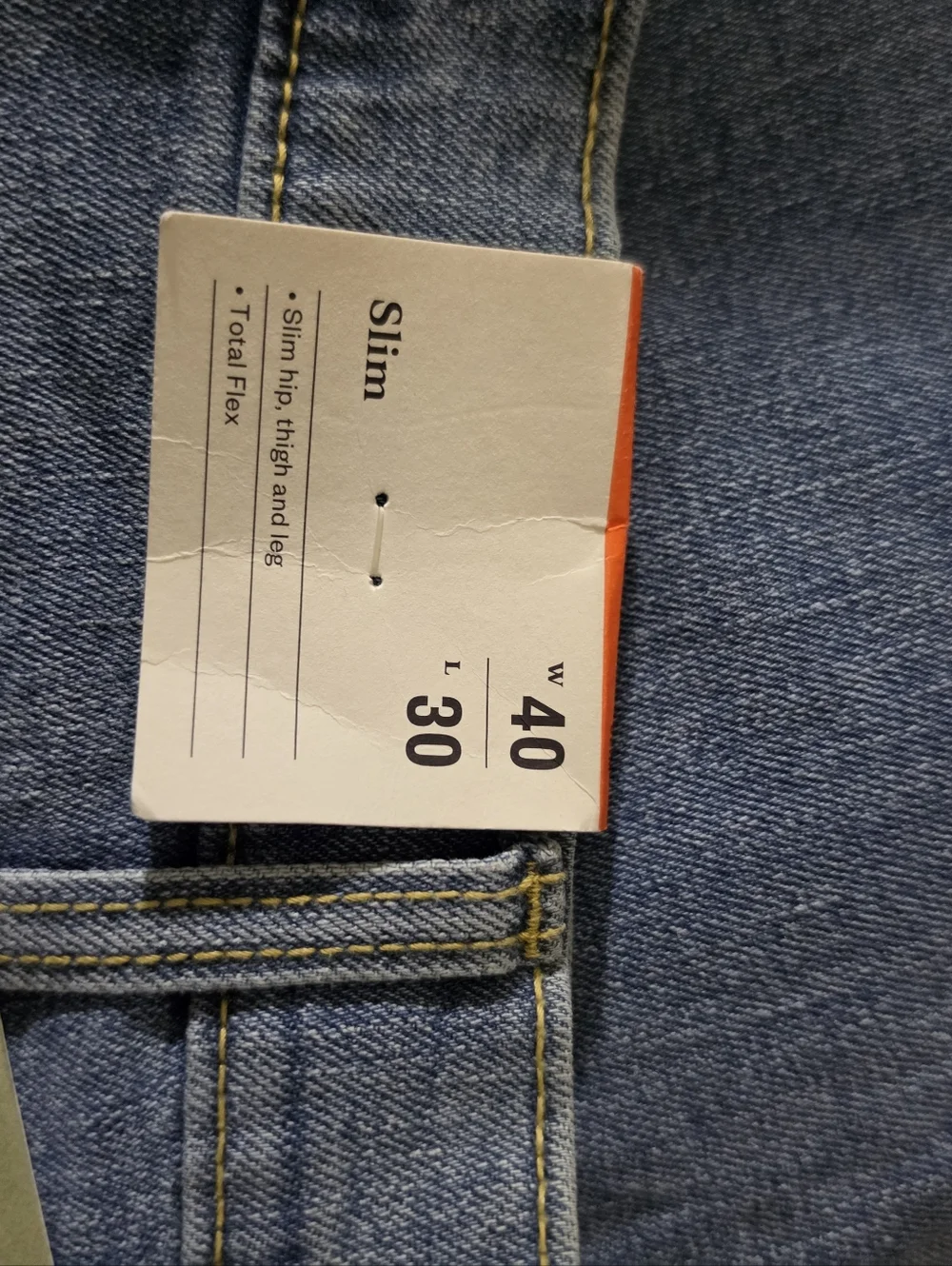 Goodfellow & Co Men's Slim Fit Jeans Slim Hip Thigh and Leg Total Flex Size40X30